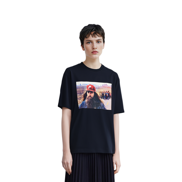 PALACE Unisex Solid Color Graphic Oversized Crewneck T-Shirt PLA-SS18-179 圖 6