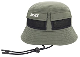 Palace Utility Shell Bucket Hat Olive Palace Utility Shell Bucket Hat Olive