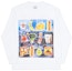 Buy PALACE Vegetable Print Long Sleeve T-Shirt Unisex White. P12LS001