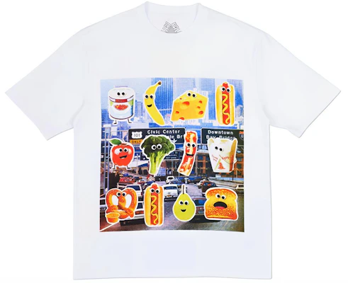 PALACE 蔬菜系列西兰花男女同款白色T恤 P12TS018 Lookbook PALACE 蔬菜系列西兰花男女同款白色T恤 P12TS018