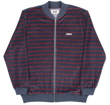 palace-velour-bomber-grey-orange