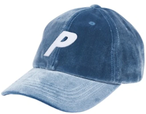 Palace Velvet P 6-Panel Blue/White Buy Palace Velvet P 6-Panel Blue/White