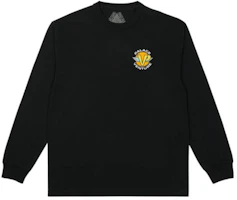 Palace Venture Logo Geometric Black Longsleeve Sweatshirt SS22 P22LS038 Palace Venture Logo Geometric Black Longsleeve Sweatshirt SS22 P22LS038