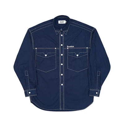 Palace Verse Shirt Navy