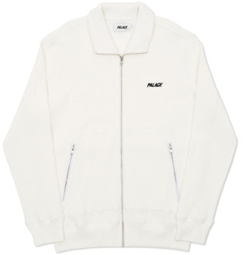 palace-waffled-track-top-white