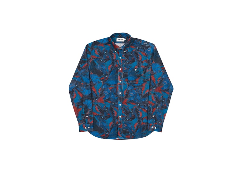 Palace Warp Pattern Shirt Teal