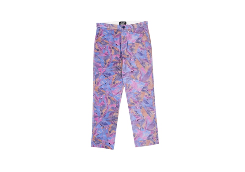 Palace Warp Pattern Work Pant Purple