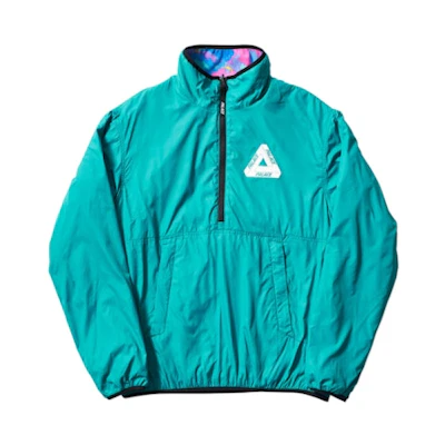 Palace Warper Reversible Fleece Teal/Multi