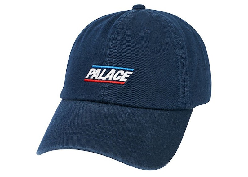 Buy Palace Wash Out 6-Panel Navy Topi Lelaki