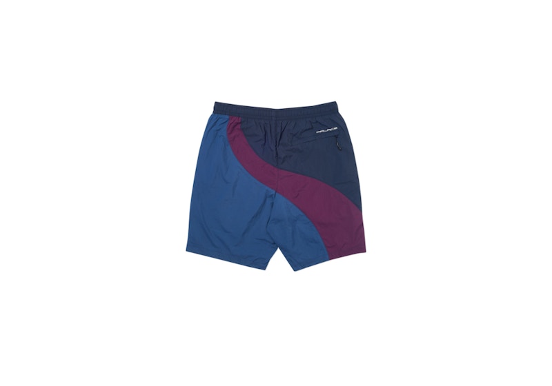 Palace Wave Runner Shell Shorts Grey/Plum/Navy 圖 2