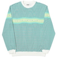 Palace Wavey Stripe Crew Green Palace Wavey Stripe Crew Green
