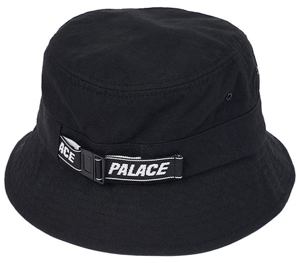 palace-web-strap-bucket-hat-black