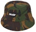 Order Palace Web Strap Bucket Hat Woodland Camo