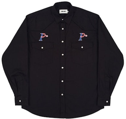 Palace Westend Shirt Black/Blue Buy Palace Westend Shirt Black/Blue