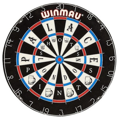 Palace Winmau Dartboard Black Multi Buy Palace Winmau Dartboard Black Multi