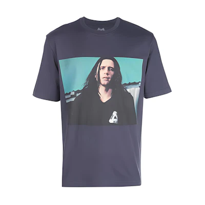PALACE Wise Up Crew Neck T-shirt Grey Blue - P17TS009T