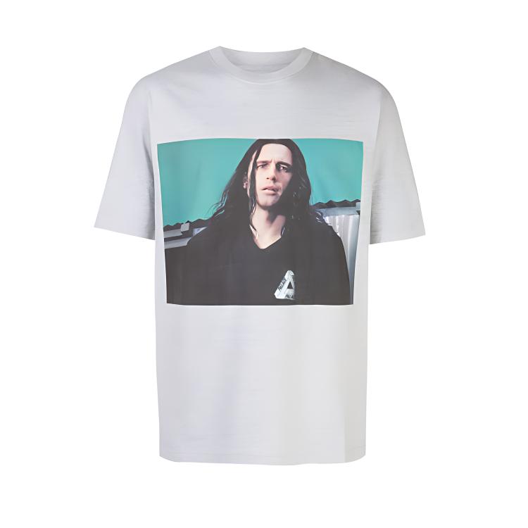 PALACE Wise Up Disaster Artist James Franco Graphic T-shirt in Grey P17TS007T
