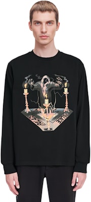 PALACE Wizard Grafik Lengan Panjang Crewneck Tee Hitam P15LS030 Shop PALACE Wizard Grafik Lengan Panjang Crewneck Tee Hitam P15LS030