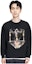 Sizing PALACE Wizard Grafik Lengan Panjang Crewneck Tee Hitam P15LS030