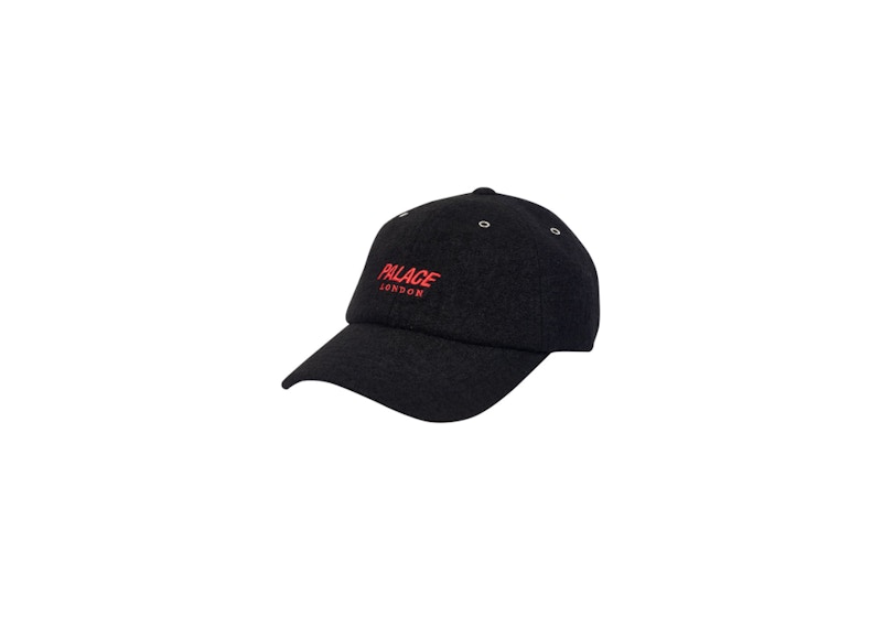 Palace Wool-Up 6-Panel Black