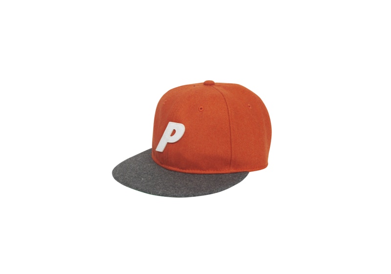 Palace Wool Stadium Cap Orange Grey