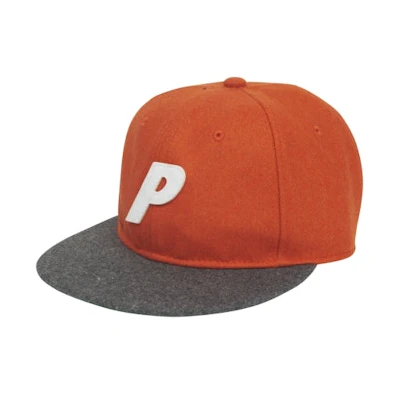 Palace Wool Stadium Cap Orange Grey