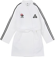 PALACE x adidas Originals Striped Logo Lotus Graphic Robe Cloak Cape. H61826 PALACE x adidas Originals Striped Logo Lotus Graphic Robe Cloak Cape. H61826