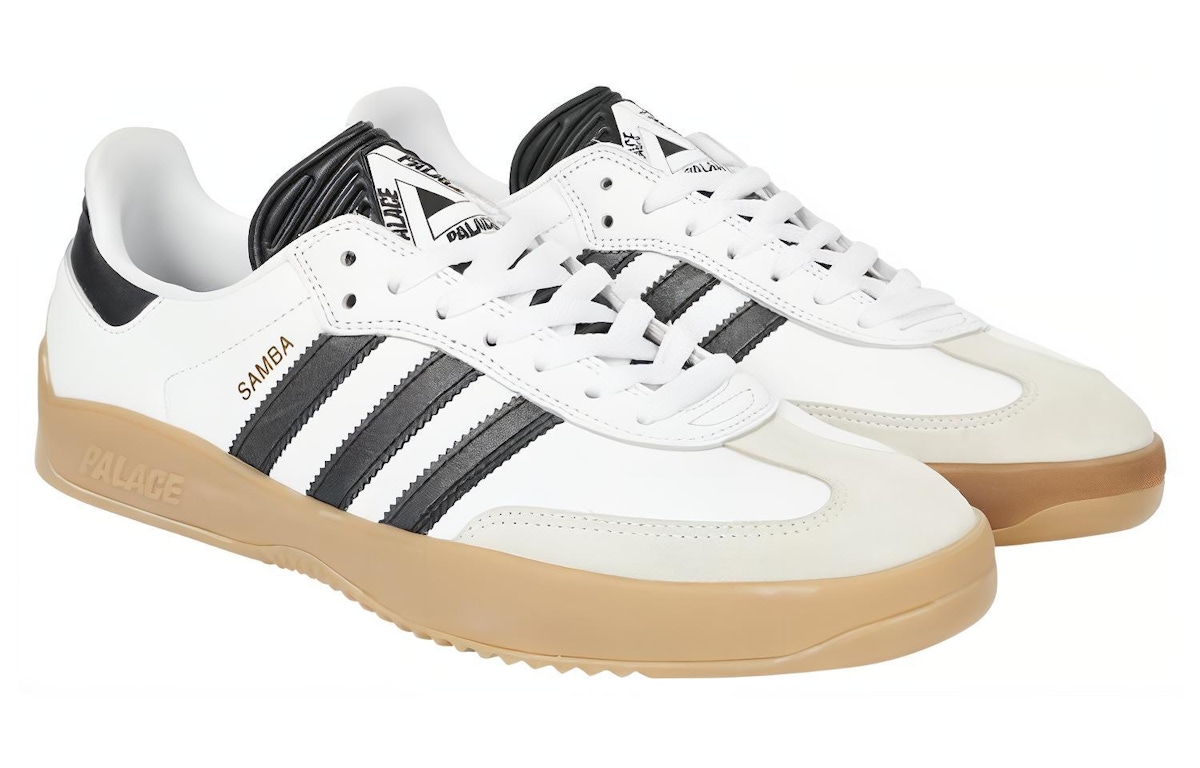 Palace x adidas Puig Samba 'White Black' HQ6098