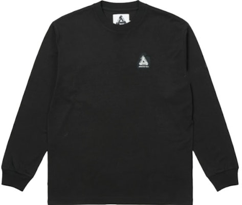 PALACE x AMG 2.0 Long Sleeve Black Tee Unisex Crewneck Shirt. P22AMGLS001 Order PALACE x AMG 2.0 Long Sleeve Black Tee Unisex Crewneck Shirt. P22AMGLS001