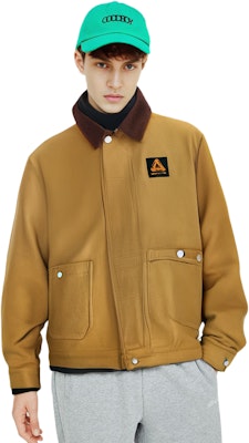 PALACE x AMG 焦糖色工装夹克黄 - 标志印花翻领外套. P22AMGJK001 Purchase PALACE x AMG 焦糖色工装夹克黄 - 标志印花翻领外套. P22AMGJK001