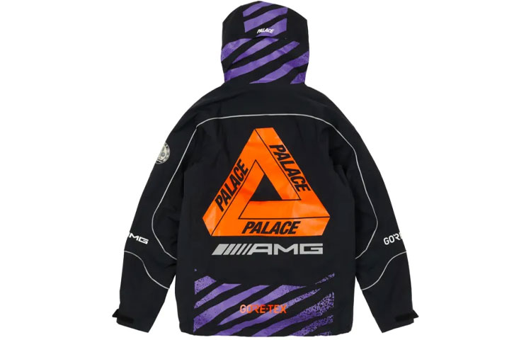 Palace AMG SS21 Logo Tiger Print Hoodie Black Unisex Couples Edition P20AMGGT001 圖 3