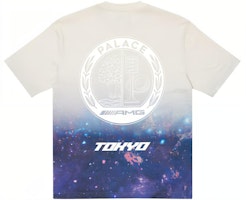 PALACE x AMG SS22 Graphic T-Shirt Unisex Couple Style - Grey. P22AMGTS004 PALACE x AMG SS22 Graphic T-Shirt Unisex Couple Style - Grey. P22AMGTS004