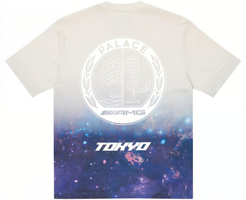 PALACE x AMG SS22 圖案短袖 男女情侶款 - 灰色。 P22AMGTS004 Order PALACE x AMG SS22 圖案短袖 男女情侶款 - 灰色。 P22AMGTS004