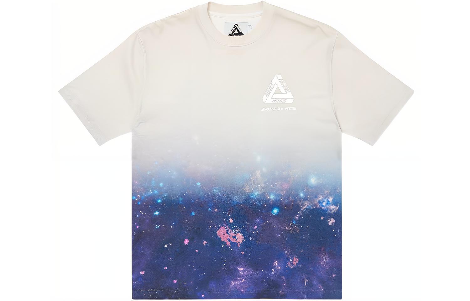 Lookbook PALACE x AMG SS22 圖案短袖 男女情侶款 - 灰色。 P22AMGTS004