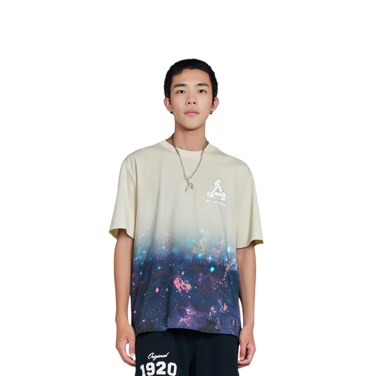 Shop PALACE x AMG SS22 圖案短袖 男女情侶款 - 灰色。 P22AMGTS004