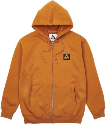 PALACE x AMG 拉链连帽衫 焦糖棕 男女款休闲套头衫。 P22AMGHD001 Order PALACE x AMG 拉链连帽衫 焦糖棕 男女款休闲套头衫。 P22AMGHD001