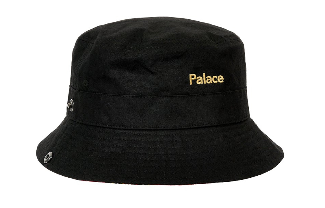PALACE Barbour Black Patterned Bucket Hat - Unisex Couple Style MHA0834BK11 圖 3