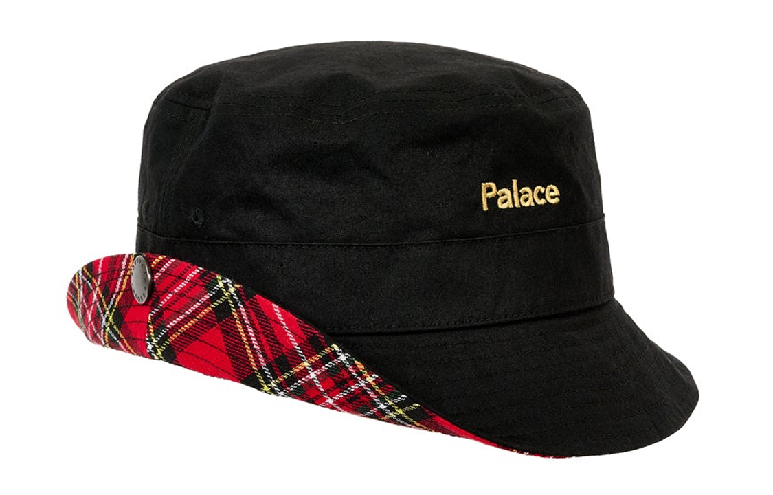 PALACE Barbour Black Patterned Bucket Hat - Unisex Couple Style MHA0834BK11 圖 4