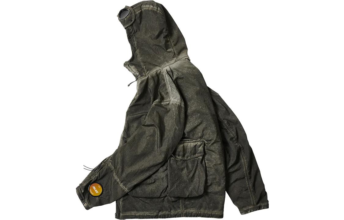 Sizing PALACE x C.P. Company FW22 Jaket Shell Goggle Hitam Retro Unisex. P23CPJK003