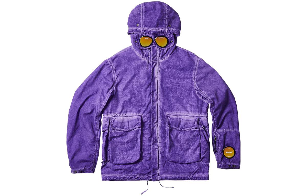PALACE x C.P. Company FW22 Shell Goggle Jacket Purple Unisex Hoodie Jacket. P23CPJK002