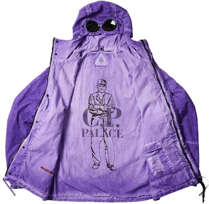 PALACE x C.P. Company FW22 Shell Goggle Jacket Purple Unisex Hoodie Jacket. P23CPJK002 Details for PALACE x C.P. Company FW22 Shell Goggle Jacket Purple Unisex Hoodie Jacket. P23CPJK002