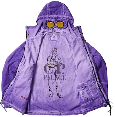 PALACE x C.P. Company FW22 Shell Goggle Jacket Purple Unisex Hoodie Jacket. P23CPJK002 Sizing PALACE x C.P. Company FW22 Shell Goggle Jacket Purple Unisex Hoodie Jacket. P23CPJK002