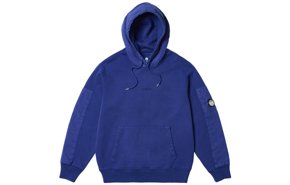 Palace C.P Company FW23 Colorblock Drawstring Hoodie Unisex Blue SS008A005825M867 圖 2