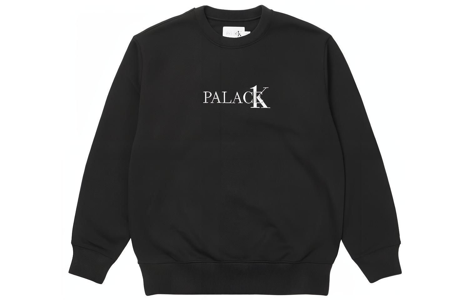 PALACE Calvin Klein Black Logo Crewneck Sweatshirt Unisex Long Sleeve. 21663140_001 圖 2