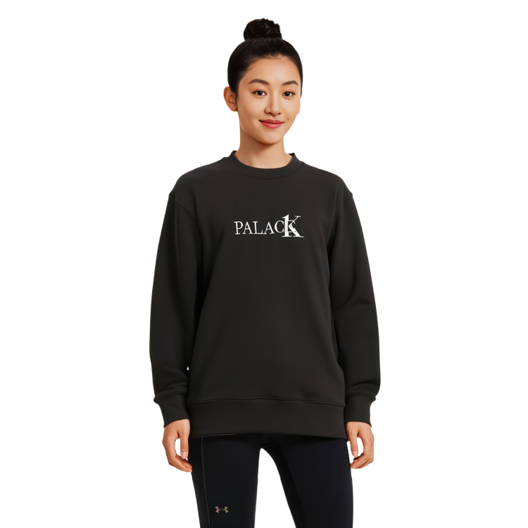 PALACE Calvin Klein Black Logo Crewneck Sweatshirt Unisex Long Sleeve. 21663140_001 圖 7