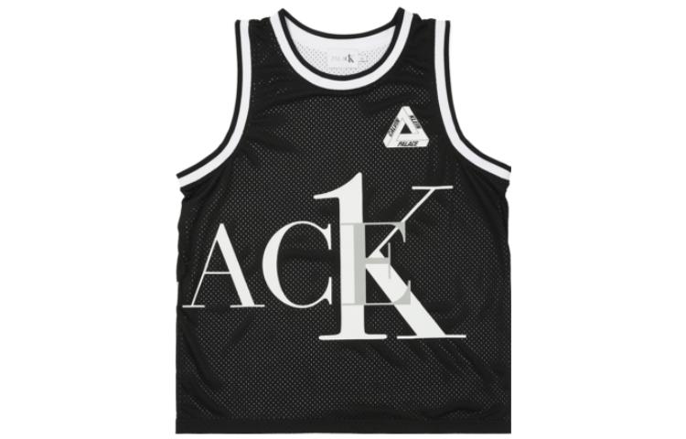 PALACE Calvin Klein CK1 Reversible Basketball Vest Black/White Mesh Unisex P22CKES001 圖 2