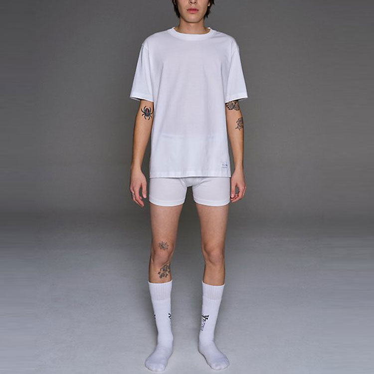 PALACE Calvin Klein CK1 Tee 3-Pack Unisex Crew Neck Classic White/Light Grey. 62102870 圖 6