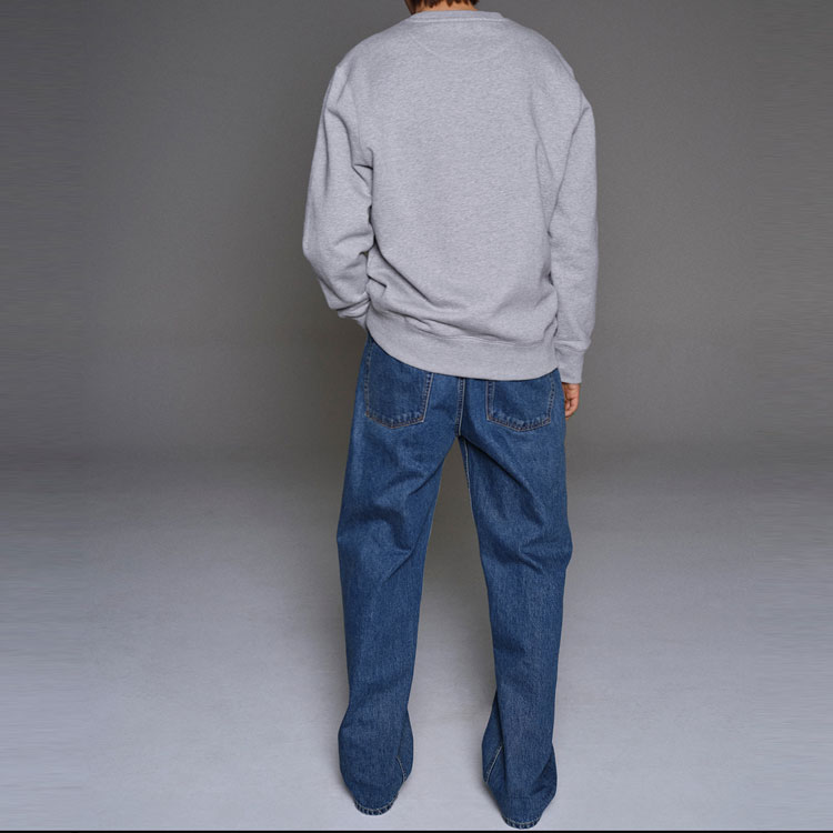 PALACE Calvin Klein Logo Print Crewneck Sweatshirt Unisex Light Grey. 21663140-060 圖 6