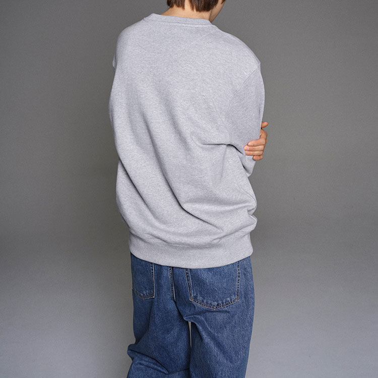 PALACE Calvin Klein Logo Print Crewneck Sweatshirt Unisex Light Grey. 21663140-060 圖 7