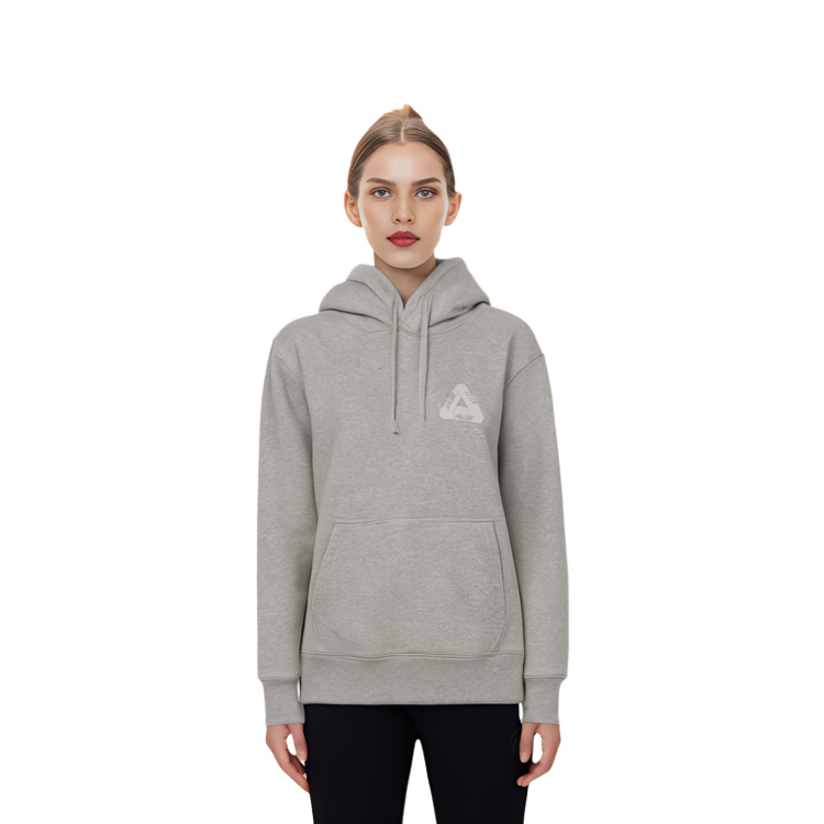 Sizing PALACE x Calvin Klein Tri-Ferg Logo Hoodie Kelabu Muda Uniseks. 40315UC-B10